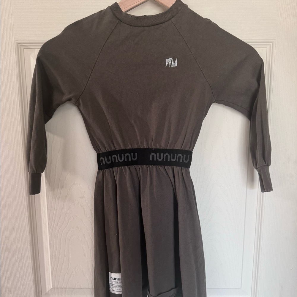 Nununu Charcoal Long Sleeve Dress